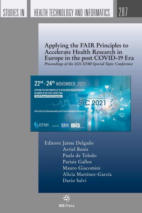Cover image for book Applying the FAIR Principles to Accelerate Health Research in Europe in the post COVID-19 Era