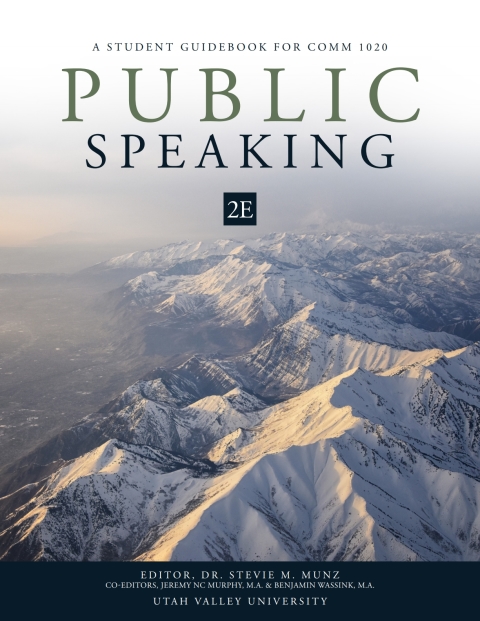 Cover image for book A Student Guidebook for COMM 1020: Public Speaking