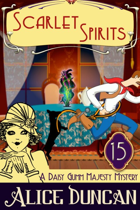Cover image for book Scarlet Spirits (A Daisy Gumm Majesty Mystery, Book 15)