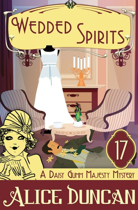 Cover image for book Wedded Spirits (A Daisy Gumm Majesty Mystery, Book 17)