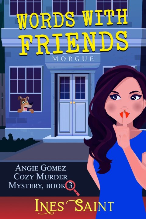 Cover image for book Words With Friends (Angie Gomez Cozy Murder Mystery, Book 3)