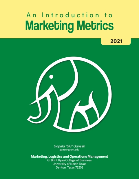 Cover image for book An Introduction to Marketing Metrics - 2021