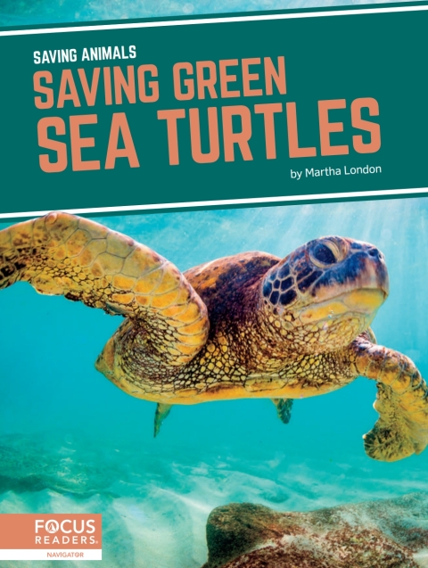 Cover image for book Saving Green Sea Turtles