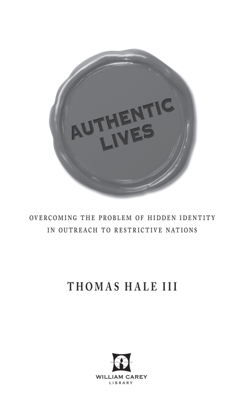 Cover image for book Authentic Lives