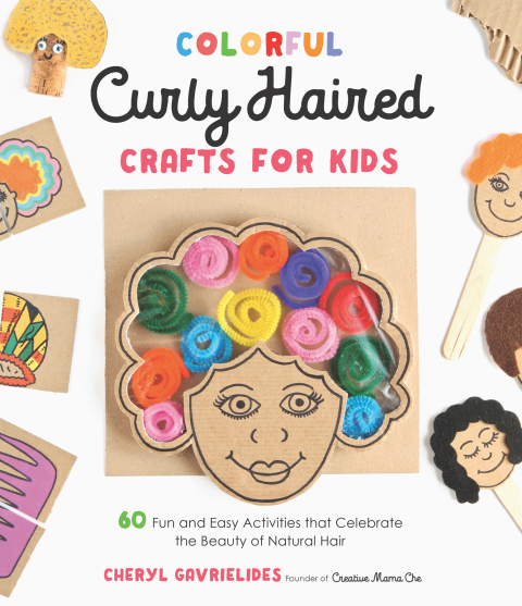Cover image for book Colorful Curly Haired Crafts for Kids