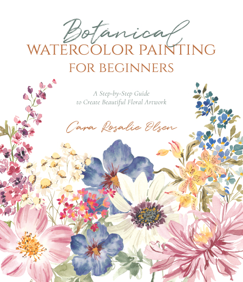Cover image for book Botanical Watercolor Painting for Beginners