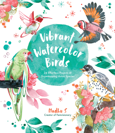 Cover image for book Vibrant Watercolor Birds