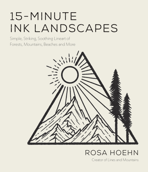 Cover image for book 15-Minute Ink Landscapes