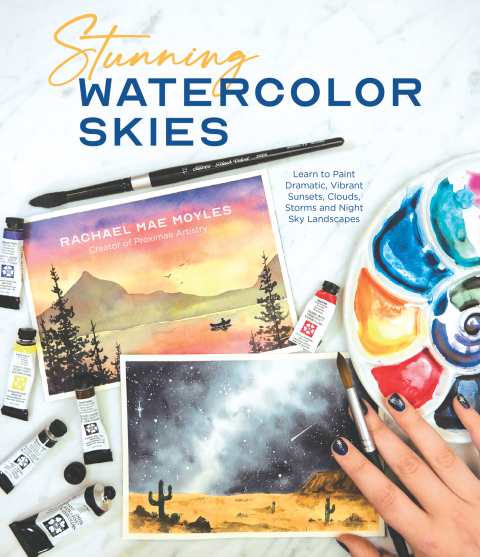Cover image for book Stunning Watercolor Skies