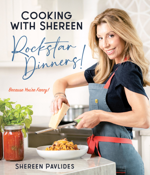 Cover image for book Cooking with Shereen—Rockstar Dinners!
