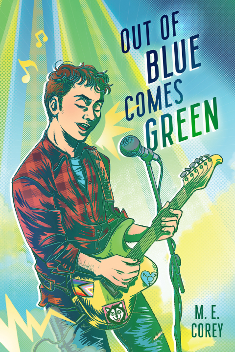 Cover image for book Out of Blue Comes Green