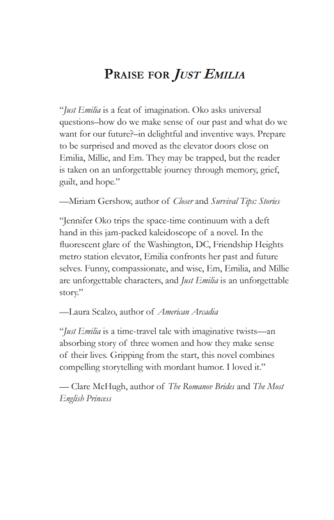 Cover image for book Just Emilia