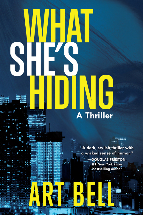 Cover image for book What She's Hiding