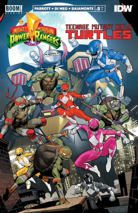 Cover image for book Mighty Morphin Power Rangers/Teenage Mutant Ninja Turtles #5