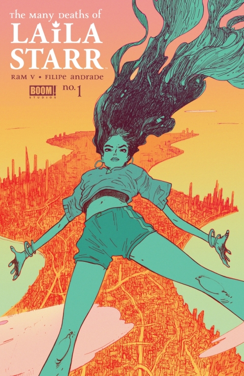 Cover image for book The Many Deaths of Laila Starr #1