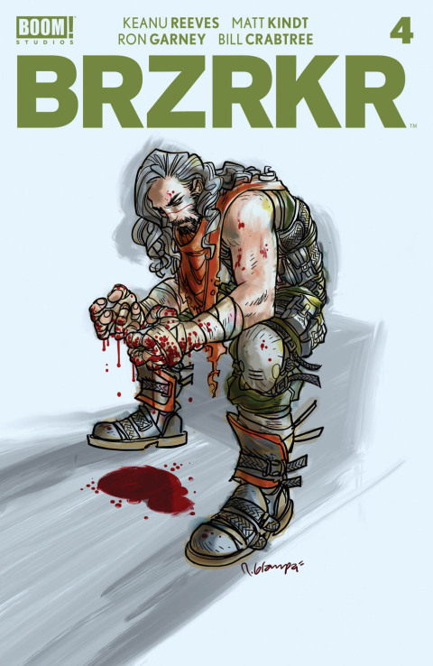 Cover image for book BRZRKR #4 (of 12)