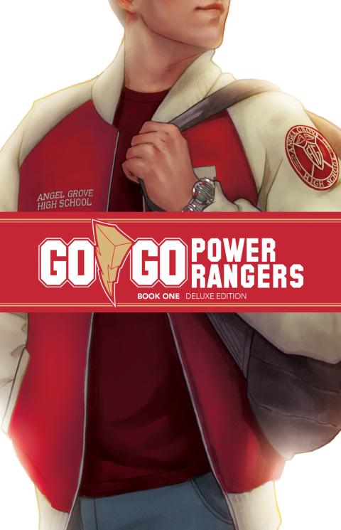 Cover image for book Go Go Power Rangers Book One Deluxe Edition
