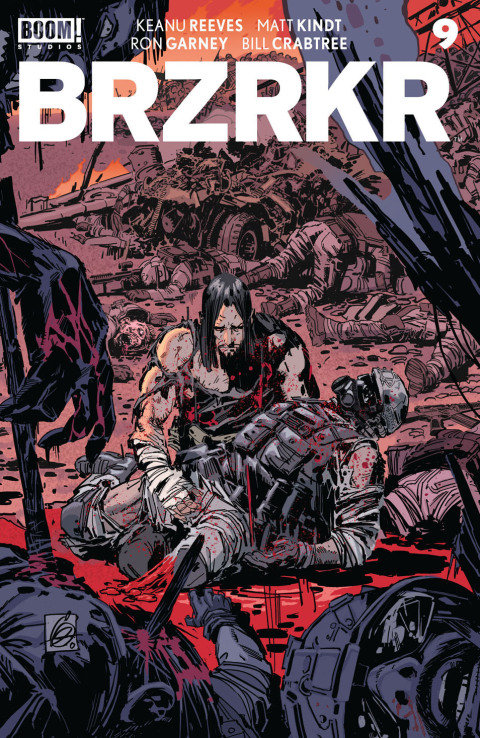 Cover image for book BRZRKR #9 (of 12)