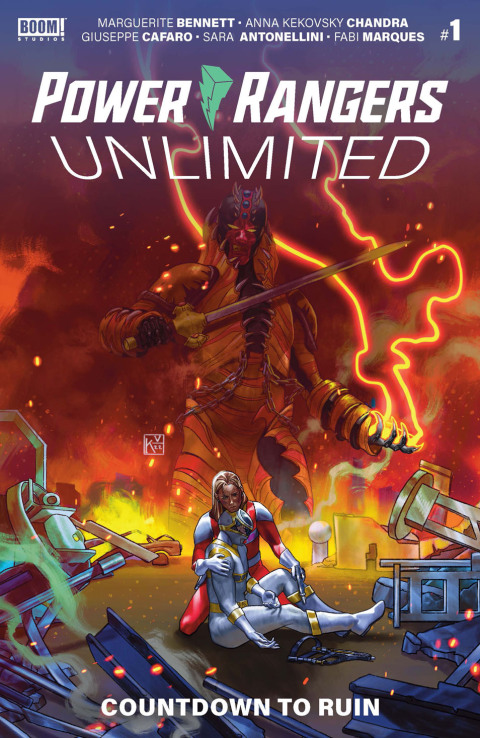 Cover image for book Power Rangers Unlimited: Countdown to Ruin #1
