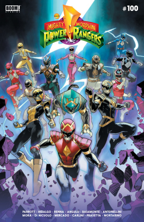 Cover image for book Mighty Morphin Power Rangers #100