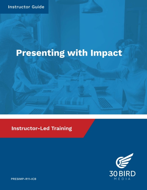 Cover image for book Presenting with Impact: Instructor Guide