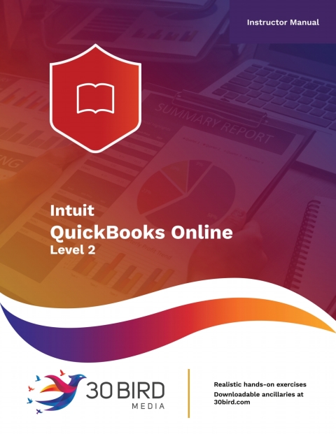 Cover image for book QuickBooks Online Level 2 (Instructor Edition)
