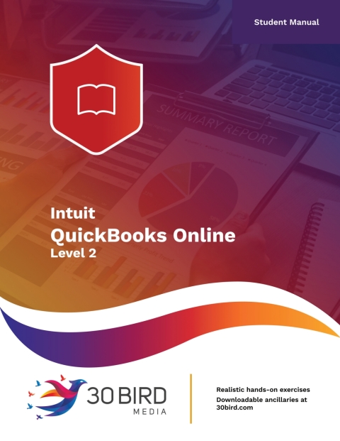 Cover image for book QuickBooks Online Level 2 (Student Edition)