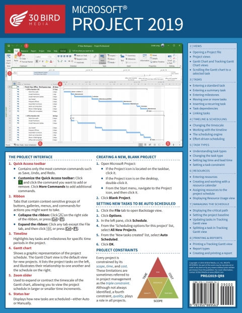Cover image for book Microsoft Project 2019 ShortTrack Training