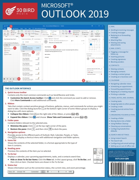 Cover image for book Microsoft Outlook 2019 ShortTrack Training