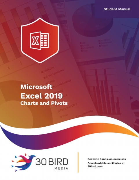 Cover image for book Microsoft Excel 2019 Charts and Pivots (Student Edition)