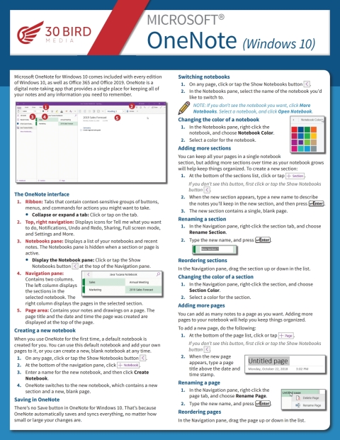 Cover image for book Microsoft OneNote ShortTrack Training