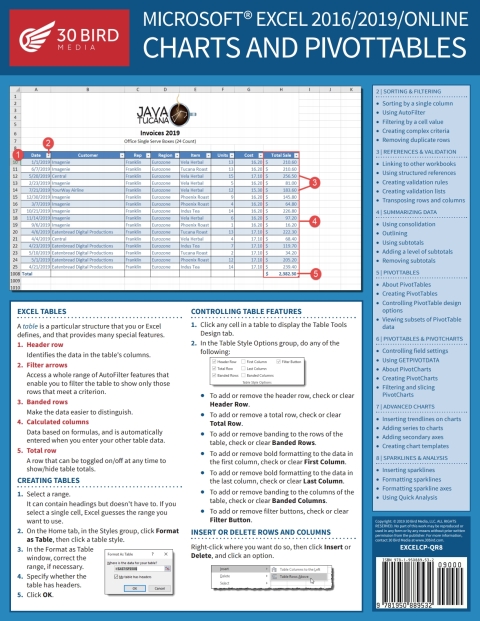 Cover image for book Excel 2016/2019/Online Charts and Pivots ShortTrack Training