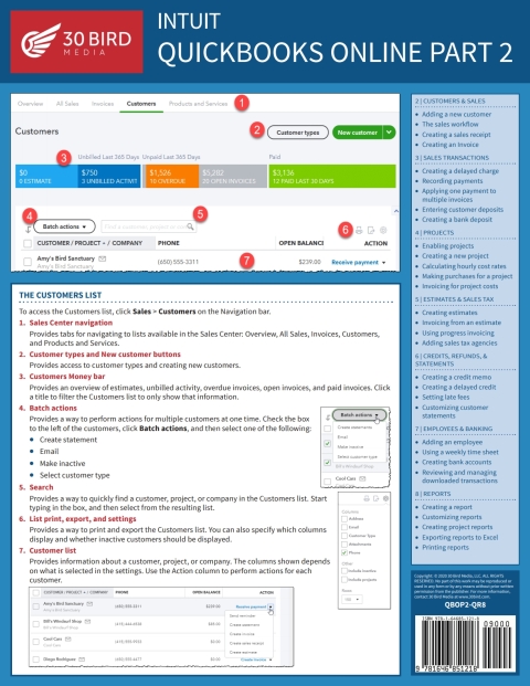 Cover image for book QuickBooks Online Level 2 ShortTrack Training