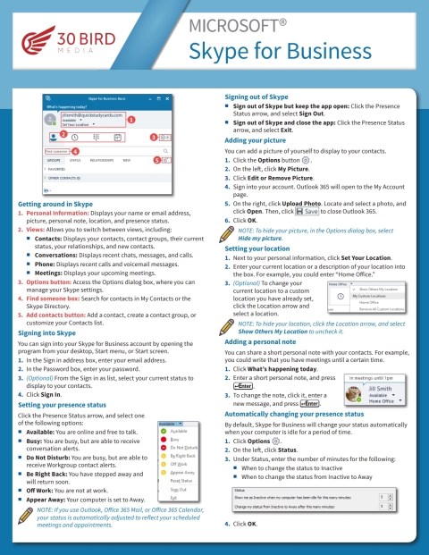 Cover image for book Skype for Business ShortTrack Training