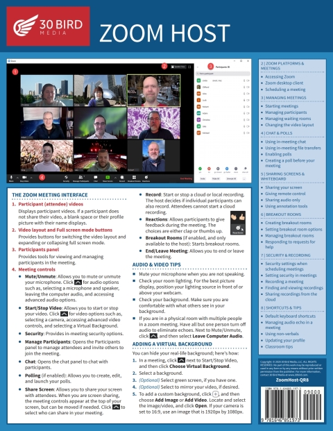 Cover image for book Zoom Host