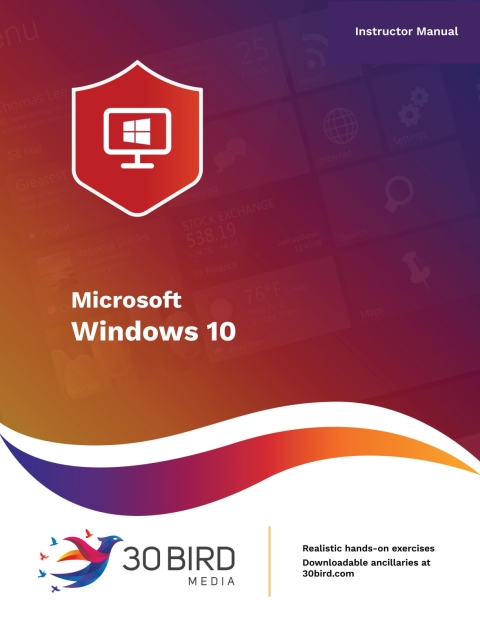 Cover image for book Microsoft Windows 10 (Instructor Edition)