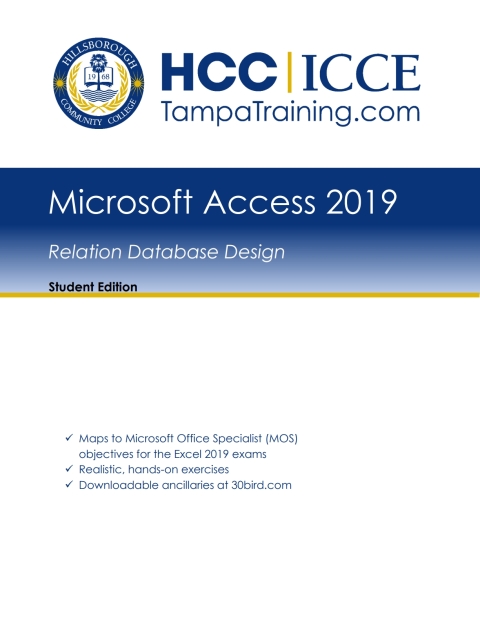 Cover image for book HCC - Access Relational Database Design (Student Edition)