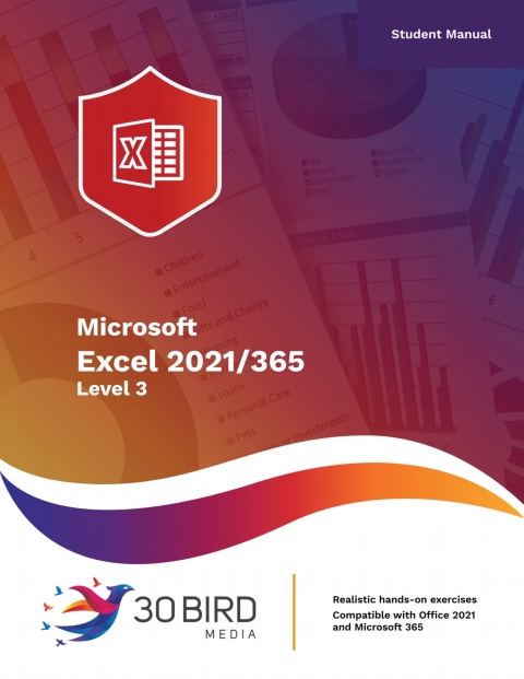 Cover image for book Microsoft Excel 2021/365 Level 3 (Student)