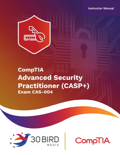 Cover image for book CompTIA Advanced Security Practitioner (CASP+) Exam CAS-004 (Instructor)
