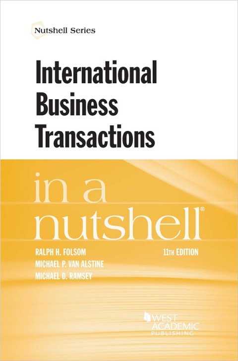 Cover image for book Folsom, Van Alstine, and Ramsey's International Business Transactions in a Nutshell