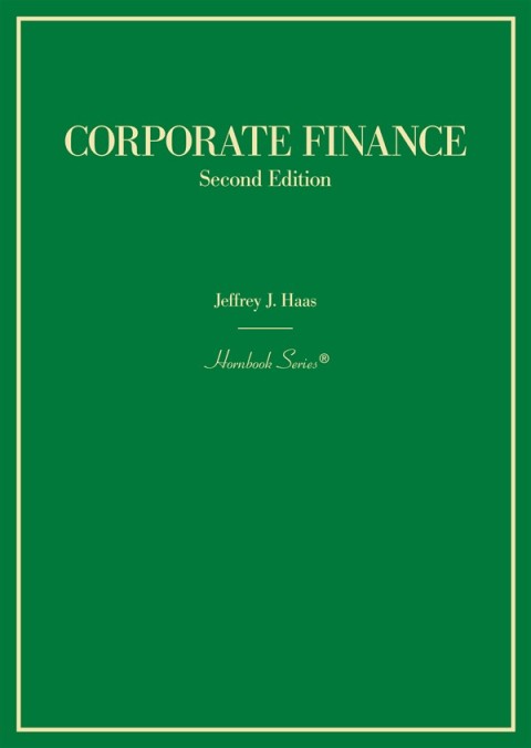 Cover image for book Haas's Corporate Finance