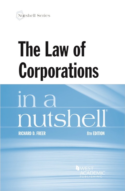 Cover image for book Freer's The Law of Corporations in a Nutshell