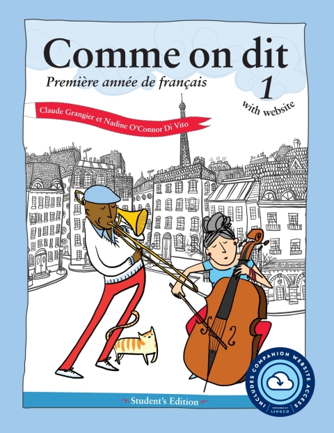 Cover image for book Comme on dit with Website (Lingco): Première année de français