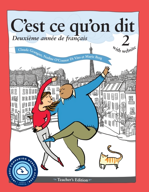 Cover image for book C'est ce qu'on dit with website