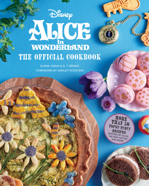 Cover image for book Alice in Wonderland: The Official Cookbook