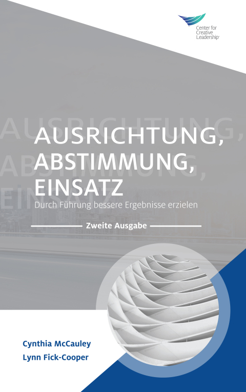 Cover image for book Direction, Alignment, Commitment: Achieving Better Results through Leadership, Second Edition (German)