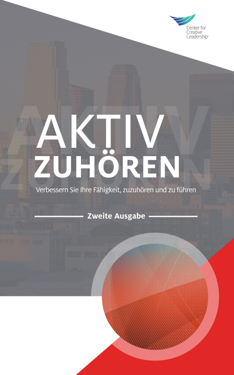 Cover image for book Active Listening: Improve Your Ability to Listen and Lead, Second Edition (German)