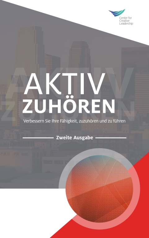 Cover image for book Active Listening: Improve Your Ability to Listen and Lead, Second Edition (German)