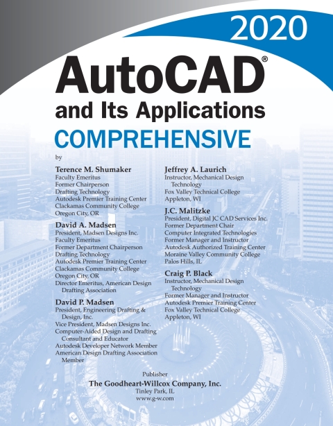 Cover image for book AutoCAD and its Applications COMPREHENSIVE 2020