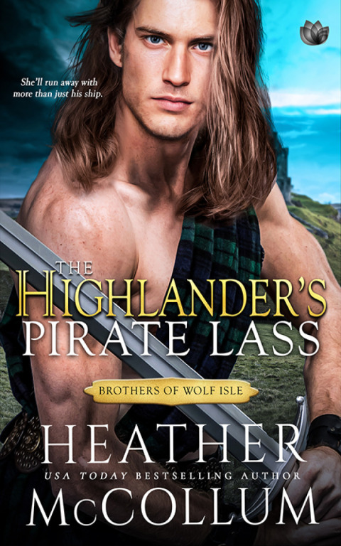 Cover image for book The Highlander's Pirate Lass